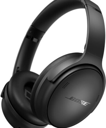 Bose QuietComfort Over-Ear Wireless Noise-Cancelling Headphones - Black