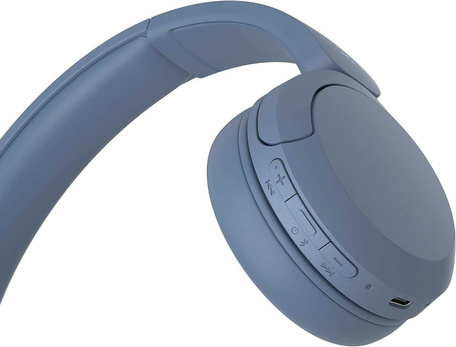 Sony WH-CH520L Wireless Bluetooth On-Ear Headphones with Microphone - Blue - Image 3