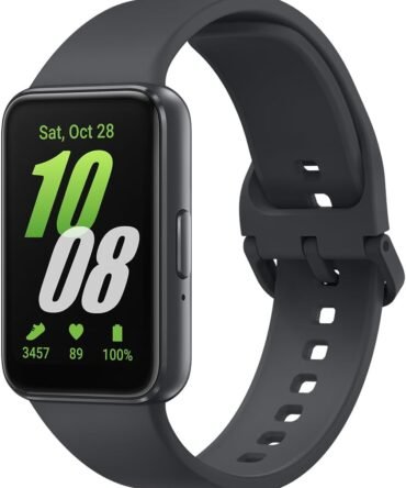 Samsung Galaxy Fit3 Health & Fitness Tracker 40mm Smartwatch - Black
