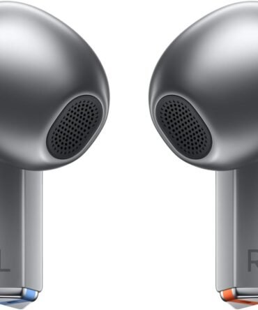 Samsung Galaxy Buds3 Wireless Bluetooth Noise-Cancelling Earbuds Silver