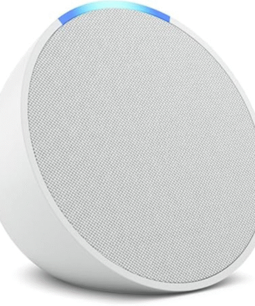 Echo Pop (Newest gen) Full sound compact Wi-Fi and Bluetooth smart speaker with Alexa - Glacier White/Midnight Teal/Lavender Bloom